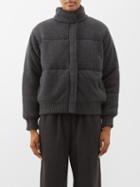 Le Kasha - Taos Quilted Cashmere Jacket - Womens - Charcoal