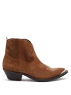 Matchesfashion.com Golden Goose Deluxe Brand - Young Suede Ankle Boots - Womens - Tan