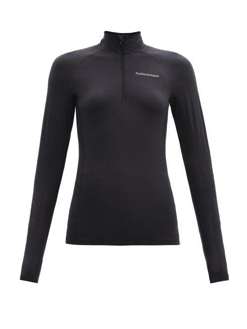Matchesfashion.com Peak Performance - Magic Wool-blend Base-layer Top - Womens - Black