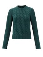 Matchesfashion.com Weekend Max Mara - Ennio Sweater - Womens - Dark Green