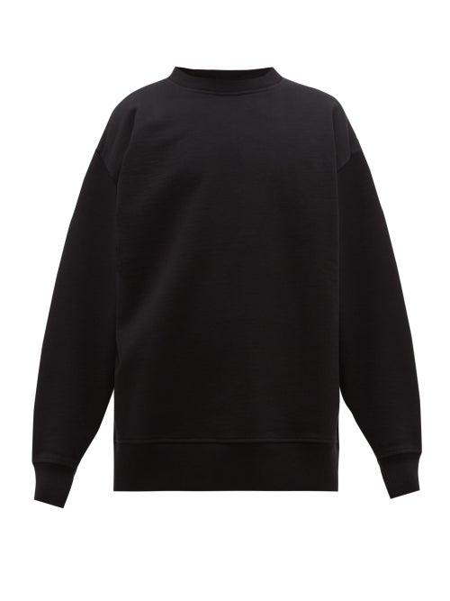 Matchesfashion.com Acne Studios - Forban Fleeceback-jersey Sweatshirt - Mens - Black