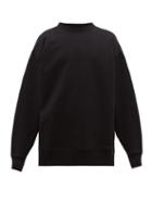 Matchesfashion.com Acne Studios - Forban Fleeceback-jersey Sweatshirt - Mens - Black