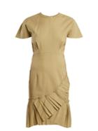 Isabel Marant Rimba Pleated-hem Linen-blend Dress