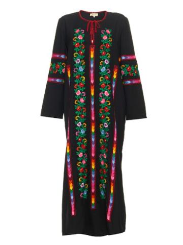 Muzungu Sisters Jasmine Vine Embroidered Cotton Dress