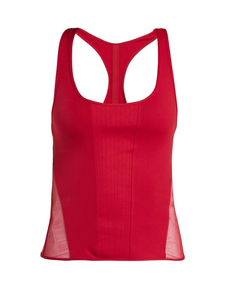 Ernest Leoty Alexa Mesh-panel Tank Top