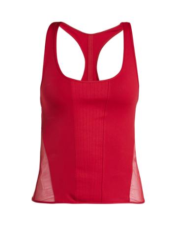 Ernest Leoty Alexa Mesh-panel Tank Top