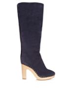 Álvaro Shearling-lined Suede Block-heel Boots