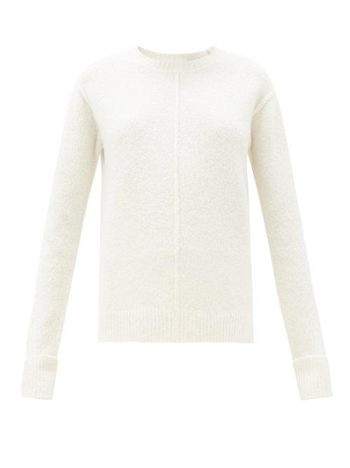Matchesfashion.com The Row - Annegret Round-neck Cashmere-blend Sweater - Womens - White
