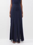 Max Mara - Nici Skirt - Womens - Navy