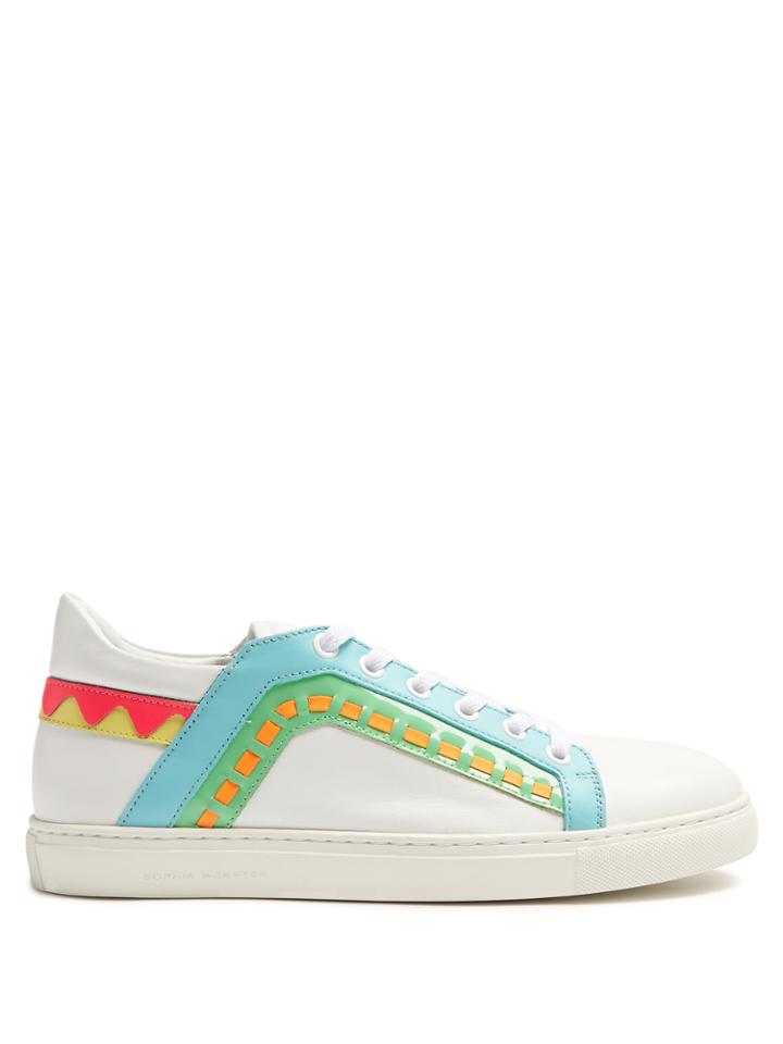 Sophia Webster Riko Low-top Leather-trainers