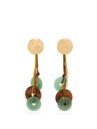 Matchesfashion.com Vanda Jacintho - Saturn Jade Drop Earrings - Womens - Multi