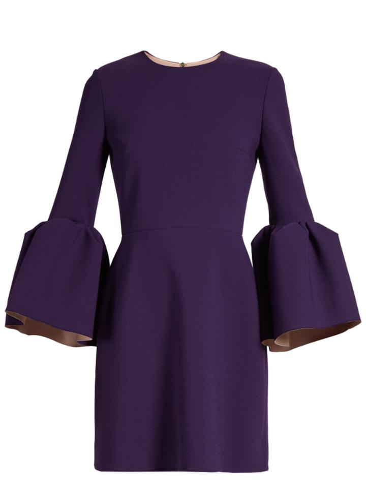 Roksanda Hadari Bell-sleeved Mini Dress