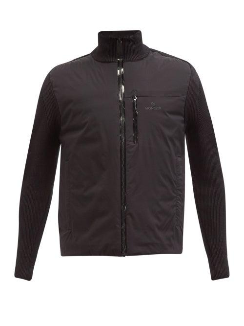 Moncler - High-neck Down-filled Zipped Jacket - Mens - Black
