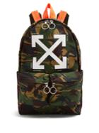 Off-white Logo-print Camouflage Backpack