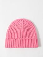 Bottega Veneta - Ribbed-knit Beanie - Womens - Pink