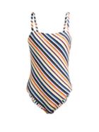 Matchesfashion.com Asceno - Striped Swimsuit - Womens - Multi Stripe