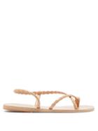Matchesfashion.com Ancient Greek Sandals - Fysi Braided-strap Leather Sandals - Womens - Tan