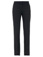 Matchesfashion.com Alexander Mcqueen - Slim-leg Wool-blend Twill Trousers - Womens - Black