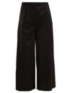 Osman Lupita Wide-leg Wool-blend Trousers