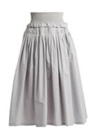 Brock Collection Sibylle Cotton And Silk-blend Skirt