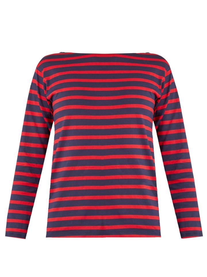Saint Laurent Striped Cotton T-shirt