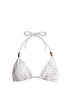 Matchesfashion.com Heidi Klein - Core Triangle Bikini Top - Womens - Python