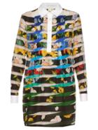 Mary Katrantzou Beesie Floral Stripe-print Dress