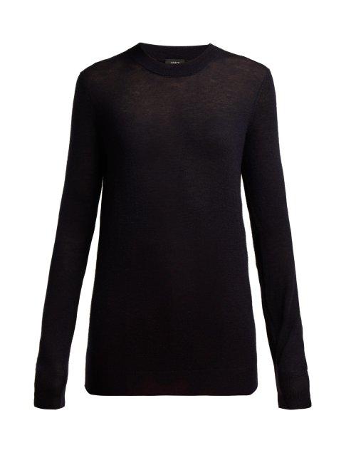 Matchesfashion.com Joseph - Cashair Cashmere Sweater - Womens - Navy