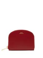 Matchesfashion.com A.p.c. - Half Moon Zip Around Leather Wallet - Womens - Red