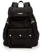 Matchesfashion.com Saint Laurent - Canvas And Leather Backpack - Mens - Black