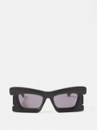 Kuboraum - R2 Square-frame Matte-acetate Sunglasses - Mens - Black