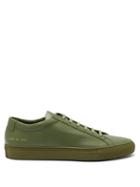 Matchesfashion.com Common Projects - Article Low Top Leather Trainers - Mens - Khaki