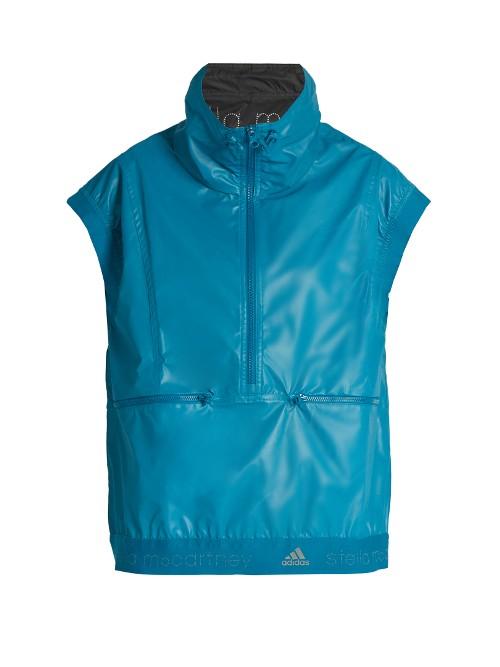 Adidas By Stella Mccartney Reflective Sleeveless Performance Jacket