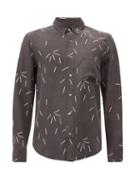 Matchesfashion.com Equipment - Match-print Silk Shirt - Mens - Black