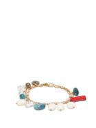 Matchesfashion.com Timeless Pearly - Stone Charm Chain Anklet - Womens - Blue