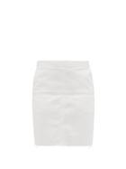 Matchesfashion.com Raey - Panelled Denim Mini Skirt - Womens - White