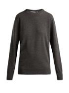 Matchesfashion.com Helmut Lang - Crew Neck Cashmere Sweater - Womens - Grey