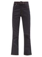 Erdem - Vina Belted Straight-leg Jeans - Womens - Denim