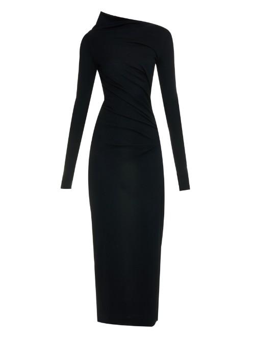 Vivienne Westwood Anglomania Gathered-hip Interlock-jersey Maxi Dress