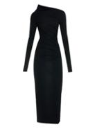 Vivienne Westwood Anglomania Gathered-hip Interlock-jersey Maxi Dress