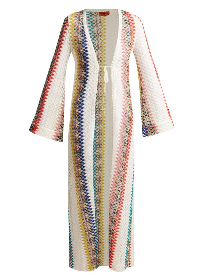 Missoni Mare Crochet Zig-zag Knit Cardigan