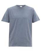 Matchesfashion.com Sunspel - Riviera Cotton Jersey T Shirt - Mens - Blue