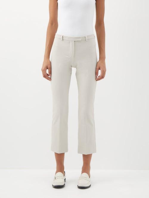 S Max Mara - Umanita Trousers - Womens - Light Beige