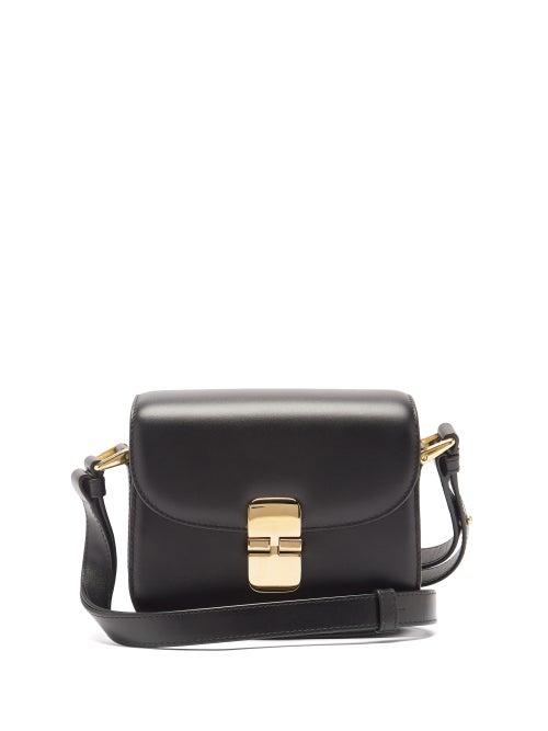 Matchesfashion.com A.p.c. - Grace Mini Leather Cross-body Bag - Womens - Black