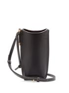 Matchesfashion.com Loewe - Gate Mini Logo Embossed Leather Necklace Pouch - Womens - Black