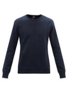 Reigning Champ - Crew-neck Cotton-jersey Sweatshirt - Mens - Navy
