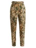 Rachel Comey Roam Camouflage-print Cotton-blend Trousers
