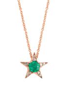 Selim Mouzannar Emerald, Diamond & Pink-gold Istanbul Necklace