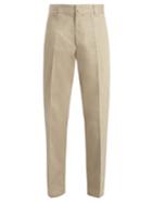 Lanvin Mid-rise Straight-leg Cotton-twill Chinos