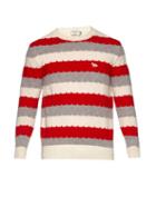 Maison Kitsuné Striped Wool Sweater